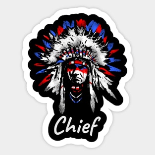 Native American Chief Sticker